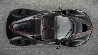 Ferrari LaFerrari Spider noir vue du dessus