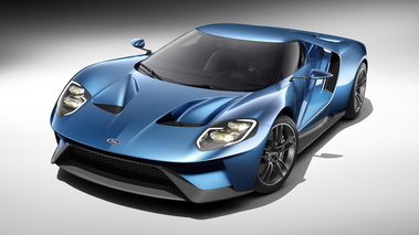 Ford GT Concept 2015 - Bleu - 3/4 avant gauche