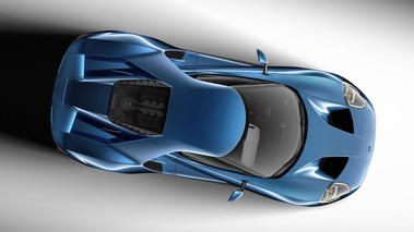Ford GT Concept 2015 - Bleu - Vue de dessus