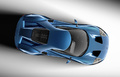 Ford GT Concept 2015 - Bleu - Vue de dessus