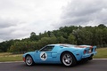 Ford GT Gulf 3/4 arrière gauche travelling penché