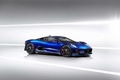 Jaguar C-X75 bleu 3/4 avant droit