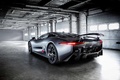 Jaguar C-X75 gris mate 3/4 arrière gauche