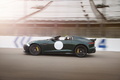 Jaguar F-Type Project 7 - bleue - profil gauche dynamique