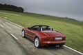 Jaguar F-Type V6 S rouge 3/4 arrière gauche travelling