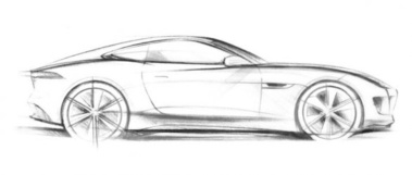 Jaguar X-C16 - profil gauche - croquis