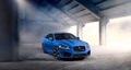 Jaguar XFR-S bleu 3/4 avant droit 2