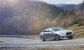 Jaguar XJR 2013 - grise - 3/4 avant droit, dynamique