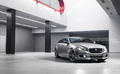 Jaguar XJR 2013 - grise - 3/4 avant droit