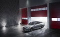 Jaguar XJR 2013 - grise - 3/4 avant gauche