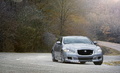 Jaguar XJR 2013 - grise - avant, dynamique