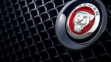 Jaguar XJR 2013 - grise - calandre