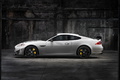 jaguar XKR-S GT - blanche - profil gauche