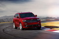 Jeep Grand Cherokee SRT8 2014 - Rouge - 3/4 avant droit dynamique