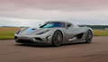 Koenigsegg Agera anthracite 3/4 avant gauche travelling