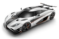 Koenigsegg Agera One:1 - grise - 3/4 avant gauche