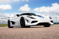 Koenigsegg Agera R blanc 3/4 avant droit