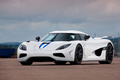 Koenigsegg Agera R blanc 3/4 avant gauche