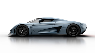 Koenigsegg Regera bleu profil