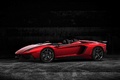 Lamborghini Aventador J rouge 3/4 avant gauche 3