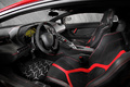 Lamborghini Aventador LP750-4 SV rouge intérieur