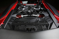 Lamborghini Aventador LP750-4 SV rouge moteur
