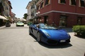 Lamborghini Gallado LP550-2 Spyder bleu 3/4 avant droit travelling