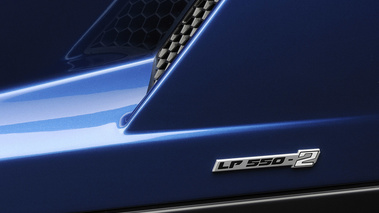 Lamborghini Gallardo LP550 - bleue - détail bas de caisse