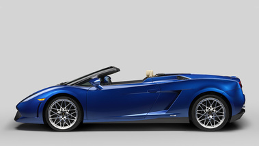 Lamborghini Gallardo LP550 - bleue - profil gauche 2