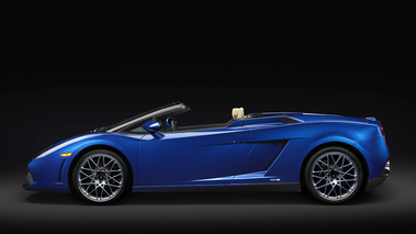 Lamborghini Gallardo LP550 - bleue - profil gauche