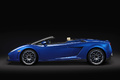 Lamborghini Gallardo LP550 - bleue - profil gauche