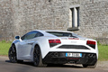 Lamborghini Gallardo LP560-4 MkII blanc 3/4 arrière gauche