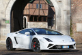 Lamborghini Gallardo LP560-4 MkII blanc 3/4 avant droit