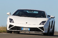 Lamborghini Gallardo LP560-4 MkII blanc 3/4 avant gauche penché