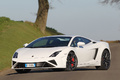 Lamborghini Gallardo LP560-4 MkII blanc 3/4 avant gauche