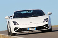 Lamborghini Gallardo LP560-4 MkII blanc face avant penché