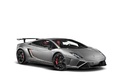 Lamborghini Gallardo LP570-4 Squadra Corse gris 3/4 avant droit