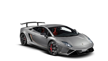 Lamborghini Gallardo LP570-4 Squadra Corse - grise - 3/4 avant droit