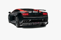 Lamborghini Gallardo LP570-4 Superleggera Edizione Tecnica noir mate 3/4 arrière gauche