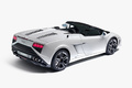 Lamborghini Gallardo Spyder 2013 - blanc - 3/4 arrière droit