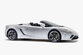 Lamborghini Gallardo Spyder 2013 - blanc - 3/4 avant droit