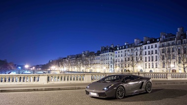 Lamborghini Gallardo Superleggera anthracite 3/4 avant gauche