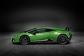 Lamborghini Huracan Performante vert profil