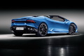 Lamborghini Huracan Spyder - Bleu - 3/4 arrière droit