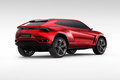 Lamborghini Urus Concept - rouge - 3/4 arrière droit