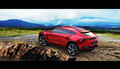 Lamborghini Urus Concept - rouge - 3/4 arrière gauche