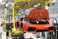 Usine Lamborghini - chaîne de montage Aventador debout 2