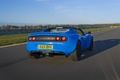 Lotus Elise S Club Racer bleu 3/4 arrière droit travelling