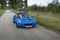 Lotus Elise S Club Racer bleu 3/4 avant droit travelling 2