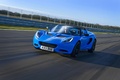 Lotus Elise S Club Racer bleu 3/4 avant gauche travelling penché 2